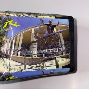 Skateboarder Wallet 1990’s Y2K 3-D Changing Image Trifold Skater Stairs By Rusty